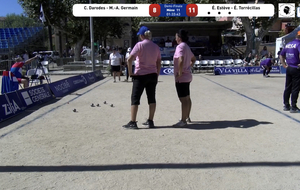 Vidéo de la demi-finale femmes : DARODES - GERMAIN / ESTÈVE - TORRÉCILLAS